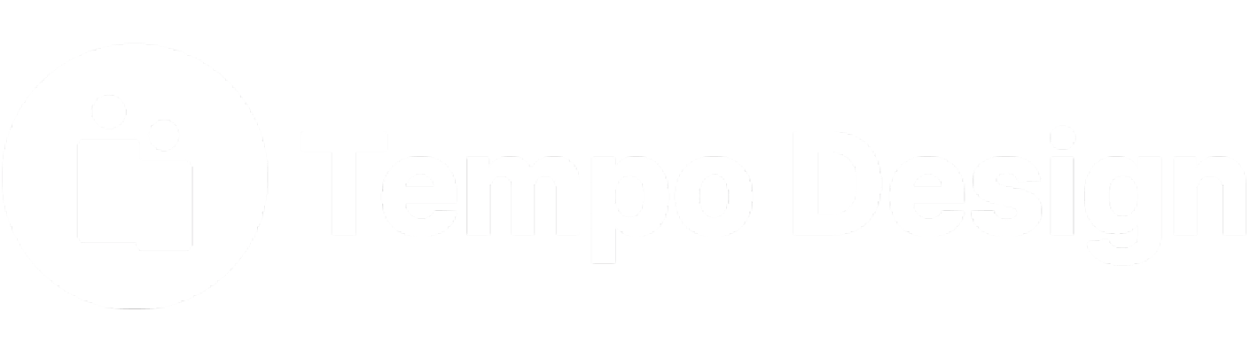 logo tempo design blanco