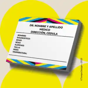 impresion de recetas engomadas